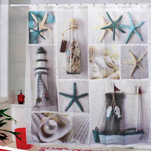 Beach Starfish Curtain