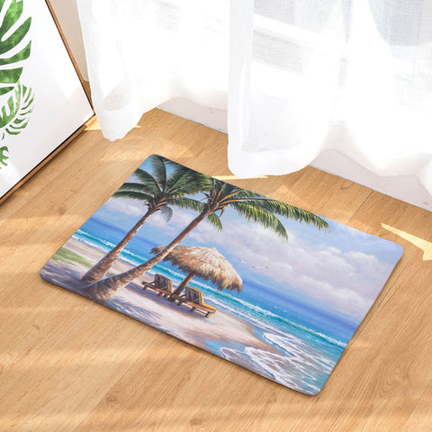 Romantic Beach Tree Mat