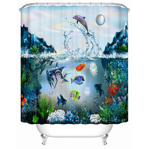 Starfish on The Beach Shower Curtains