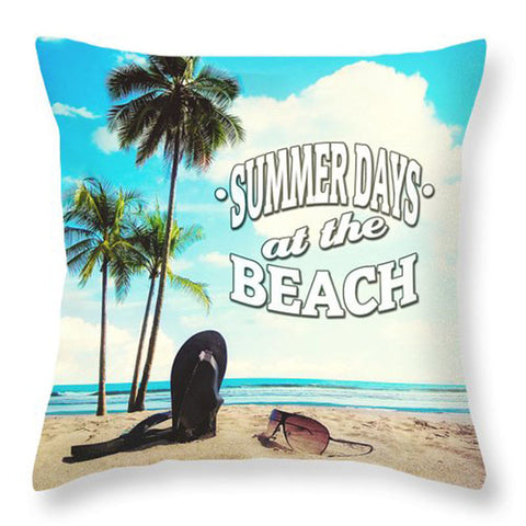 Casual Style Beach Pillow Case
