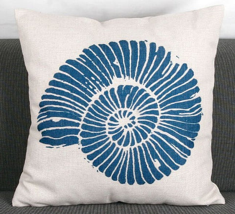Blue Sea Throw Pillow Case