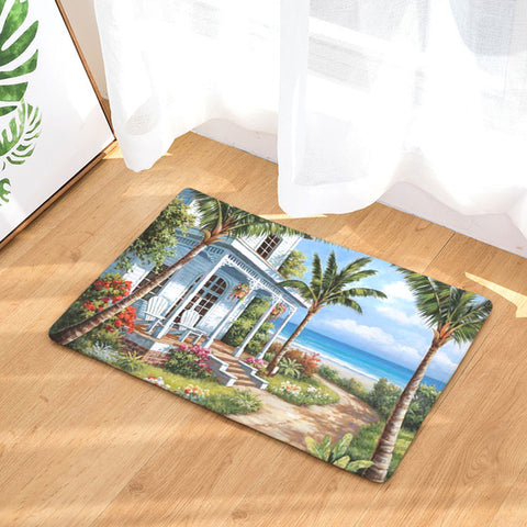Romantic Beach Tree Mat