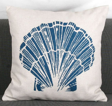 Blue Sea Throw Pillow Case
