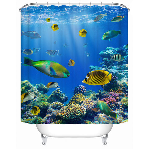 Starfish on The Beach Shower Curtains